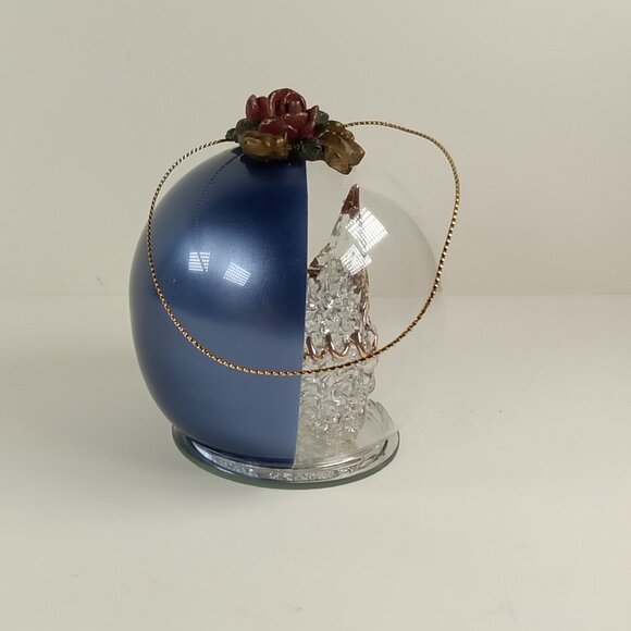 Glass Collection High Quality Church Globe Christmas Holiday Ornament - Picture 3 of 8